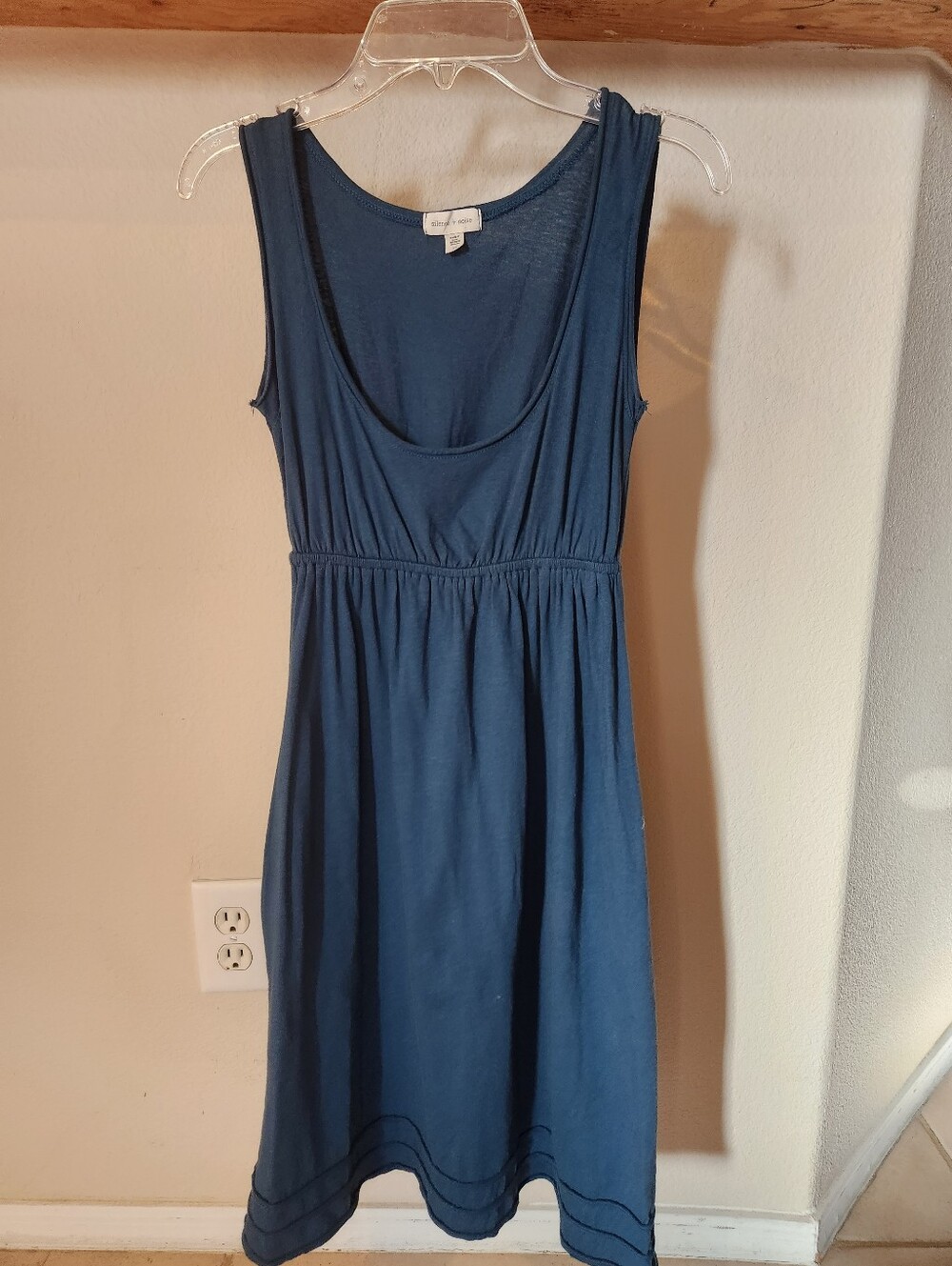 Urban Outfitters Silence & Noise Brand, Teal Sleeveless Midi Dress With Pockets